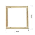 Drop Shipping Wood frame for canvas oil painting Factory Price Wood frame for canvas oil painting nature wood DIY frame picture. 