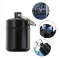 1 Pcs Medicine Box Keychain Metal Mini Waterproof Alloy Medicine Box Case Holder Container Key chain Gift. 