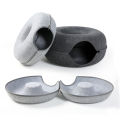 Donut Cat Bed Pet Cat Tunnel Interactive Game Toy Cat Bed Dual-use Indoor Toy Kitten Sports Equipment Cat Training Toy Cat House. 