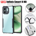 For Infinix Smart 9 HD Acrylic Phone Case Infinix Smart 9 Tempered Glass Screen Protector and lens Film. 