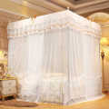 Mosquito Net Luxury Princess Four Corner Post Bed Curtain Canopy Netting Mosquito Net Bedding. 
