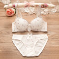 Lace bra girl bra suit bra and underwear pants soft bra comfortable seamless bra adjustable bra. 
