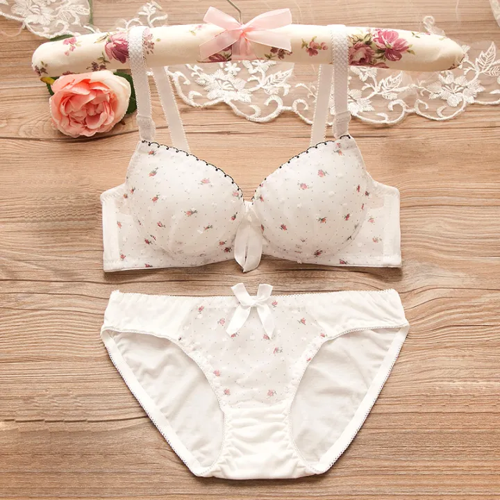 Lace%20bra%20girl%20bra%20suit%20bra%20and%20underwear%20pants%20soft%20bra%20comfortable%20seamless%20bra%20adjustable%20bra%20-%20Image%202