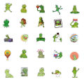 【3C VictoryEagle】50pcs/pack Frog PEPE Graffiti Stickers For Gift Bicycle Computer Notebook Car Children's Toy.