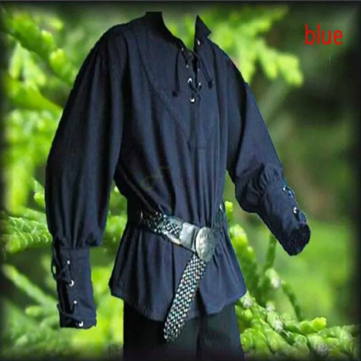 Men%20Medieval%20Renaissance%20Grooms%20Pirate%20Reenactment%20Larp%20Costume%20Lacing%20Up%20Shirt%20Bandage%20Top%20Middle%20Age%20Clothing%20For%20S-3XL%20-%20Image%205