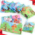 Cartoon Animal Baby Cloth Book Kids Early Learning Develop Cognize Reading Puzzle Books Parent-child Interactive Soft Rustle Sound Baby Toys. 