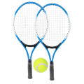 Yoomee 2 Pcs Set Children Tennis Rackets With Tennis Ball For Teenager Children Training Carbon Fiber Top Steel Material. 