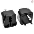 F & T South African Switch Plug Converter Type M Plug Adapter Safe Grounded Small Travel Adapter Plug for South African/Indian Travel Power Plug Adapter Converter 0-10A 250V. 