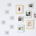 10Pcs/Set Adhesive Wall Screws Hanging Nails Self Adhesive No Drilling Wall Hook For Photo Frame Wall Picture Posters. 