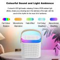 Y1 Mini Karaoke Microphone with Speaker RGB Lights Portable Karaoke Machine Bluetooth Stereo Sound Box For Home Family Singing. 