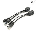 POE Converter Power Cord RJ-45 Network Interface Adapter Cable DC 12v Usb Power Splitter Internet Connection Cable For Ip Camera Demoo.