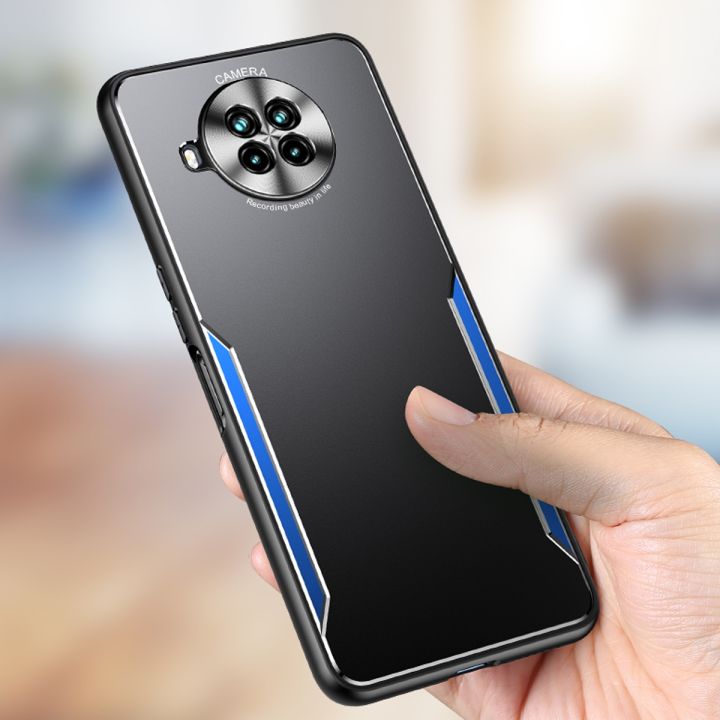 For%20Xiaomi%20Redmi%20Note%209%204G/Redmi%209%20Power/Redmi%209T%20Electroplated%20Metal%20Back%20Panel%20Soft%20TPU%20Bumper%20Double%20Shockproof%20Protective%20Cover%20Compatible%20case%20-%20Image%204