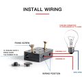 6Pcs Door Led Switch for Closet Light,Normally Closed Cabinet Electrical Lamp Switches,for Closet Pantry Cabinet White. 