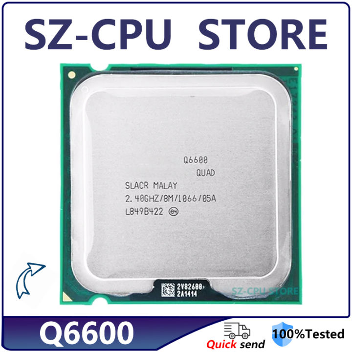 Quad Score Core 2 Quad Q6600 Q 6600 2.4 GHz Quad-Core Quad-Thread CPU Processor 8M ...