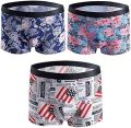 3 pis Chaina boxer underwear For man any colour Random Colors Free Size No More Sticker.