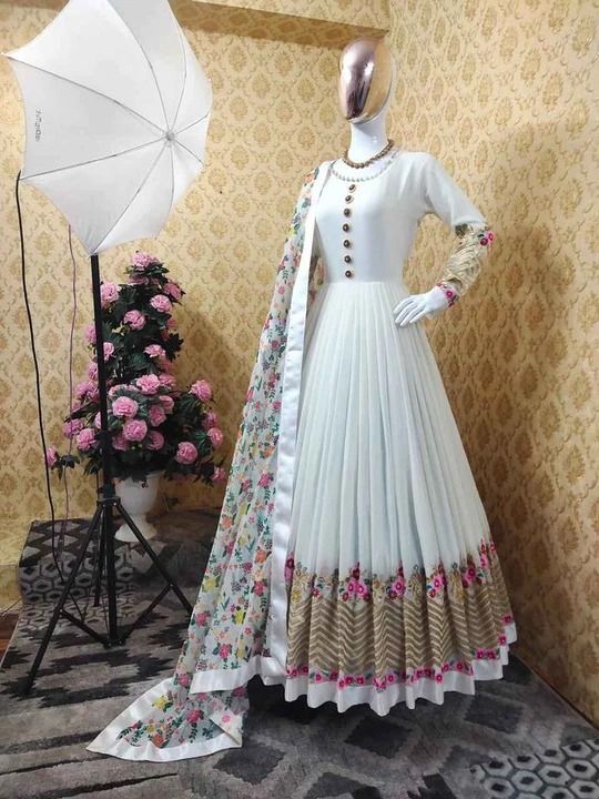 Semi-stitched%20Georgette%20Embroidered%20Party%20Dress-39%20-%20Image%203