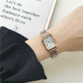 【Nice Day Toy Findings Store】（NEW）Yesurprise Women Square Dial Wrist Watch Steel Band Fashion Quartz. 