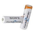 Imported AA Sony Rechargeable Pencil Batteries Cycle Energy 2 Pieces/Pcs 1.2v 4600mAh Made in Japan - AA Rechargeable Pencil Battery. 