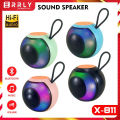 X-811 Bluetooth, USB, TF Card & FM Radio Supported RGB Colorful Lighting Speaker.