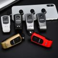 Fineblue F920 Wireless Earphone Bluetooth Headset Ears in Lotus with Wire Clip Earphones Handsfree Earbuds Retractable Headphone.