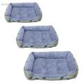 Rectangle Small Dogs Bed Comfort Puppy Bed Pet Cushion for Cats Kitten 40cmx30cm.