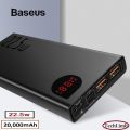 Power Bank 20000mAh 22.5W Super Fast Charging | Adaman Metal Body | Digital Display | Quick Charge Powerbank for All Devices – TechLimb.