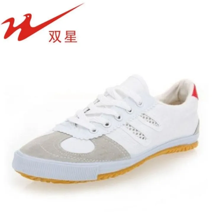 Double%20Star%20Volleyball%20Shoes%20Non-Slip%20Wear-Resistant%20Tendon%20Bottom%20White%20Canvas%20Shoes%20Lace-up%20Lightweight%20Breathable%20Men%20and%20Women%20Sports%20Track%20Shoes%20-%20Image%205