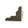 12pcs Angle Bracket Corner Protector Corner Code Decorative Bracket Corner Fittings With Screws Jewel Box Picture Frame Retro. 