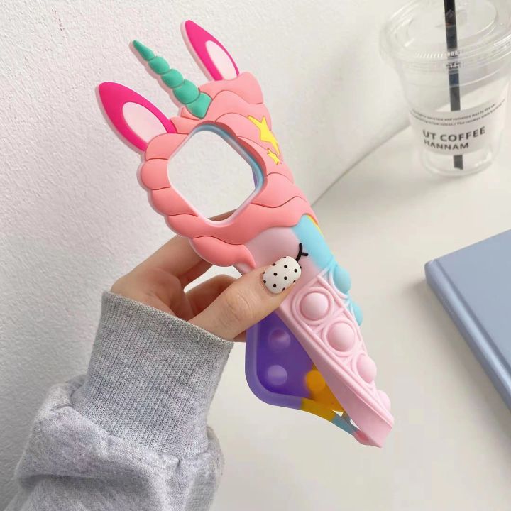 %E3%80%90Sarcasmsm%E3%80%91Decompression%20Rainbow%20Unicorn%20for%20Samsung%20A32%20Phone%20Case%20Redmi%20Note10%20Eyelash%20Horse%20A15%20Protective%20Sleeve%20-%20Image%204