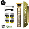 Vintage T9 Professional Hair & Beard Cutting Machine Trimmer for Men (6 Months Official Warranty). 