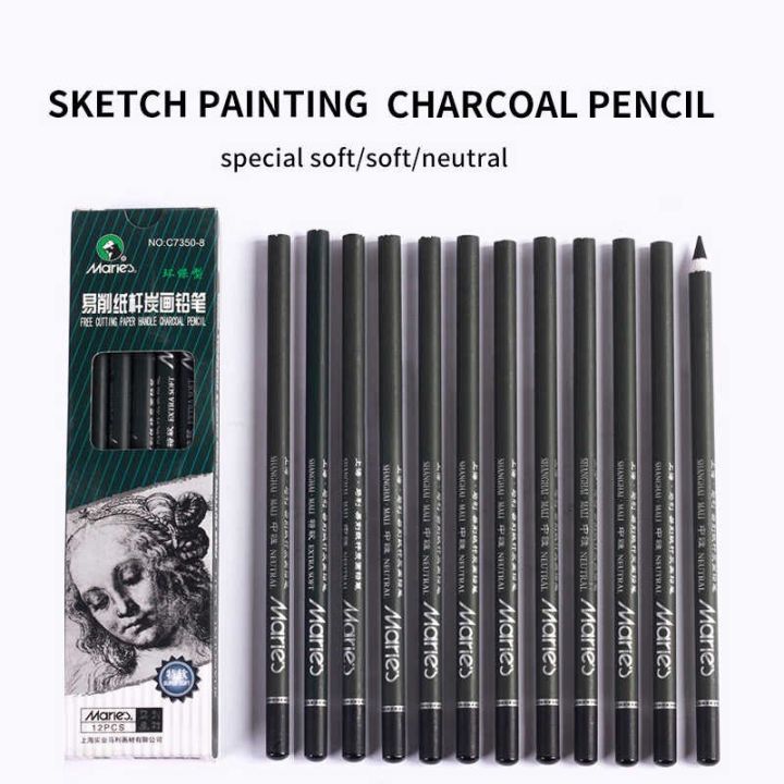 Maries%20Free%20Cutting%20Paper%20Handle%20Charcoal%20Pencils%2012%20Pcs%20Set%20-%20Image%203