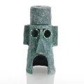 Cartoon Aquarium Ornament Cute Fish House Fish Tank Ornament for Aquarium Landscape Squidward House. 