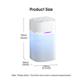 400ML Air Humidifier Nano Mist Marquee Colourful Light Night Light Humidifier Two Spray Modes Large Capacity Household Desktop Humidifier For Travel Bedroom Plants Car Home Office. 