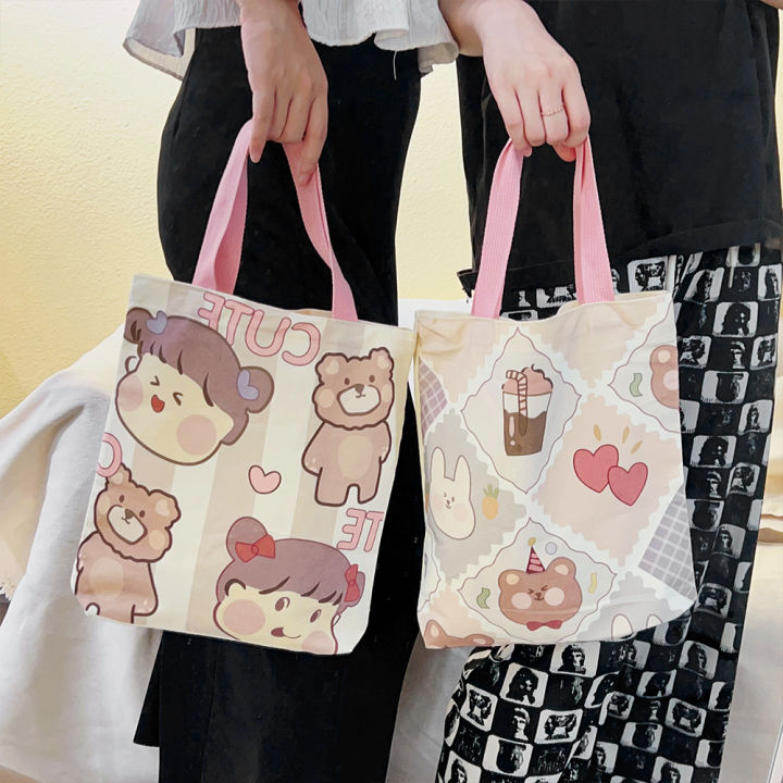 Cute%20Cartoon%20Shoulder%20Bags%20Girls%20Handbag%20Kawaii%20Shopping%20Tote%20Canvas%20Large%20Capacity%20Reusable%20Trendy%20Eco%20Student%20School%20Beach%20Bag%20-%20Image%202