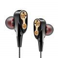 QKZ CK8 Dual Driver Audifonos Stereo Bass Sport Earphones. 