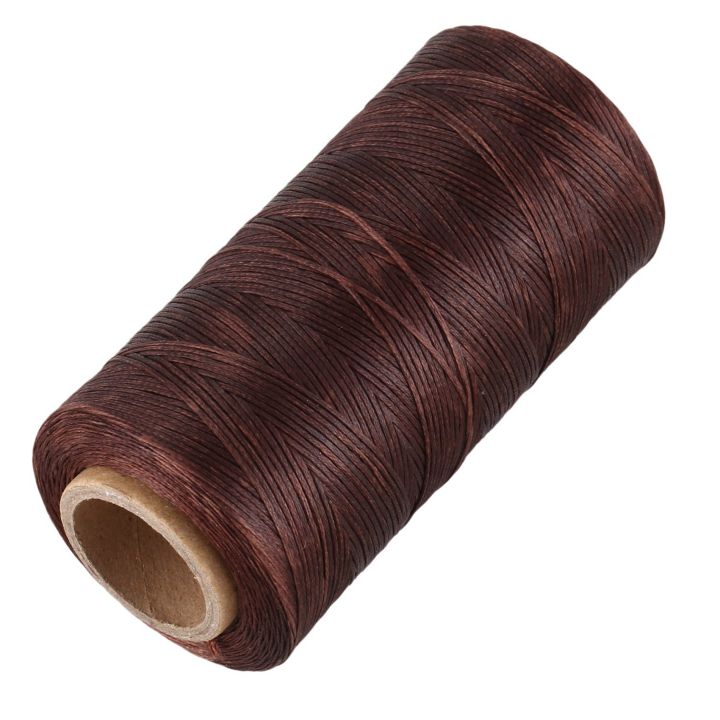 2x%20260M%20150D%201MM%20Leather%20Sewing%20Waxed%20Wax%20Thread%20Hand%20Needle%20Cord%20Craft%20DIY%20New%20Color:Light%20Brown%20&%20Dark%20Blue%20-%20Image%205
