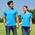 Round neck quick drying T shirt custom marathon running sports cultural outdoor group activity advertising shirt print. 
