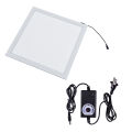 LED Shadowless Light Panel Photography Light Box Bottom Light Stepless Dimmable for Product Jewelry Handicraft Articles Cosmetics Food Toys Models Photography. 
