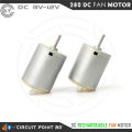 2 Pcs 280 DC Motor, DC 3V to 9V For Rechargeable DC fan, Mini Drill, Toy, Car, Boat, Project or Hobby Electronic - White..