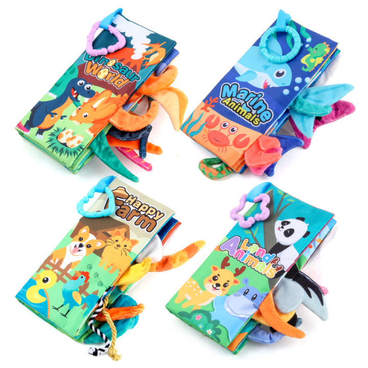Baby%20jungle%20tail%20cloth%20book%20with%20ringing%20paper%20can%20not%20be%20torn%20baby%20soft%20book%20enlightenment%20early%20education%20toy%20-%20Image%203