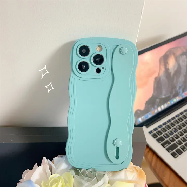 Sroof%20%20Case%20%20For%20Samsung%20S8%20S9%20S10%20S20%20S21%20S22%20S23%20S24%20P1us%20S20%20FE%20S20E%20S21%20FE%20S23%20FE%20S20%20S21%20S22%20S23%20S24%20U1tra%20New%20minimalist%20and%20fresh%20solid%20color%20liquid%20wave%20wrist%20strap%20phone%20case%20back%20cover%20-%20Image%209