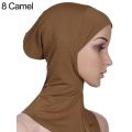 Beauty Muslim Hijab Islamic Jersey Turban Women Black Ninja Underscarf Caps Instant Head Scarf Full Cover Inner Coverings hats.