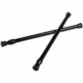 BRADOO 10 Pack Cupboard Bars Tensions Rod Spring Curtain Rod for DIY Projects, Extendable Width, 11.81 to 20 Inches (Black). 