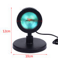 Mini USB Sunset Lamp Led Projector Night Light Rainbow Atmosphere Wall Decor. 