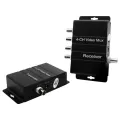 4 Channel CCTV Video Multiplexer 4 Channel Video Multiplexer High Quality Video Splitter with Analog Color Quad Processor. 