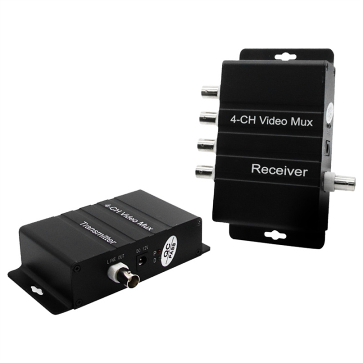 Analog Video Multiplexer 4 Channel / Quad Processor | BNC CCTV Splitter ...