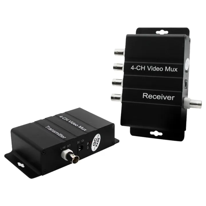 4 Channel CCTV Video Multiplexer 4 Channel Video Multiplexer High Quality Video Splitter with Analog Color Quad Processor
