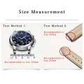 16mm 17mm 18mm 19mm 20mm 21mm 22mm 23mm 24mm Width Leather Watch Band Butterfly Buckle Flat Head Universal Straps Watch accessories Colorful. 