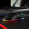 HXSJ Ajazz AJ390 USB Wired Gaming Mouse with 7 Keys Adjustable DPI Ergonomic Design Hollowed-out Honeycomb Design White. 