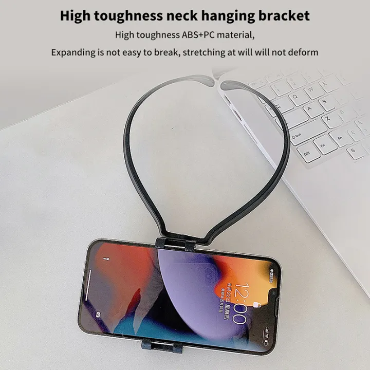 Hands%20Free%20Wearable%20Neck%20Holder%20Lazy%20Phone%20Stand%20Universal%20Hanging%20Mount%20For%20IPhone%2015ProMax%20Samsung%20GoPro%20Dock%20Station%20Bracket%20-%20Image%202